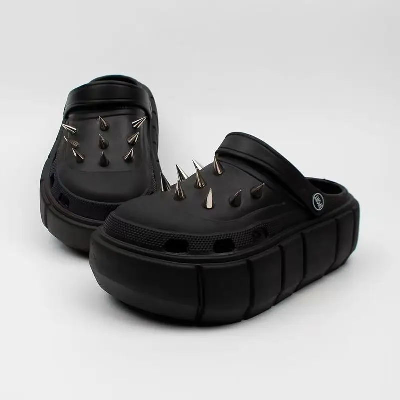 Y2K style Rivet Hole Shoes Wom - Street Fashion Y2K recension och pris
