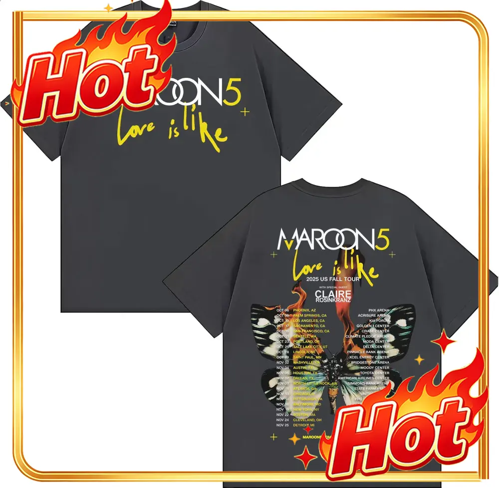 Band Maroon 5 Love Is Like US  - Street Fashion Men 2025 recension och pris