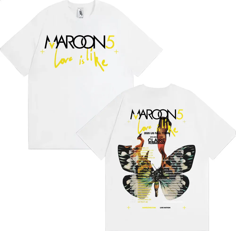 Band Maroon 5 Love Is Like US  - Street Fashion Men 2025 recension och pris