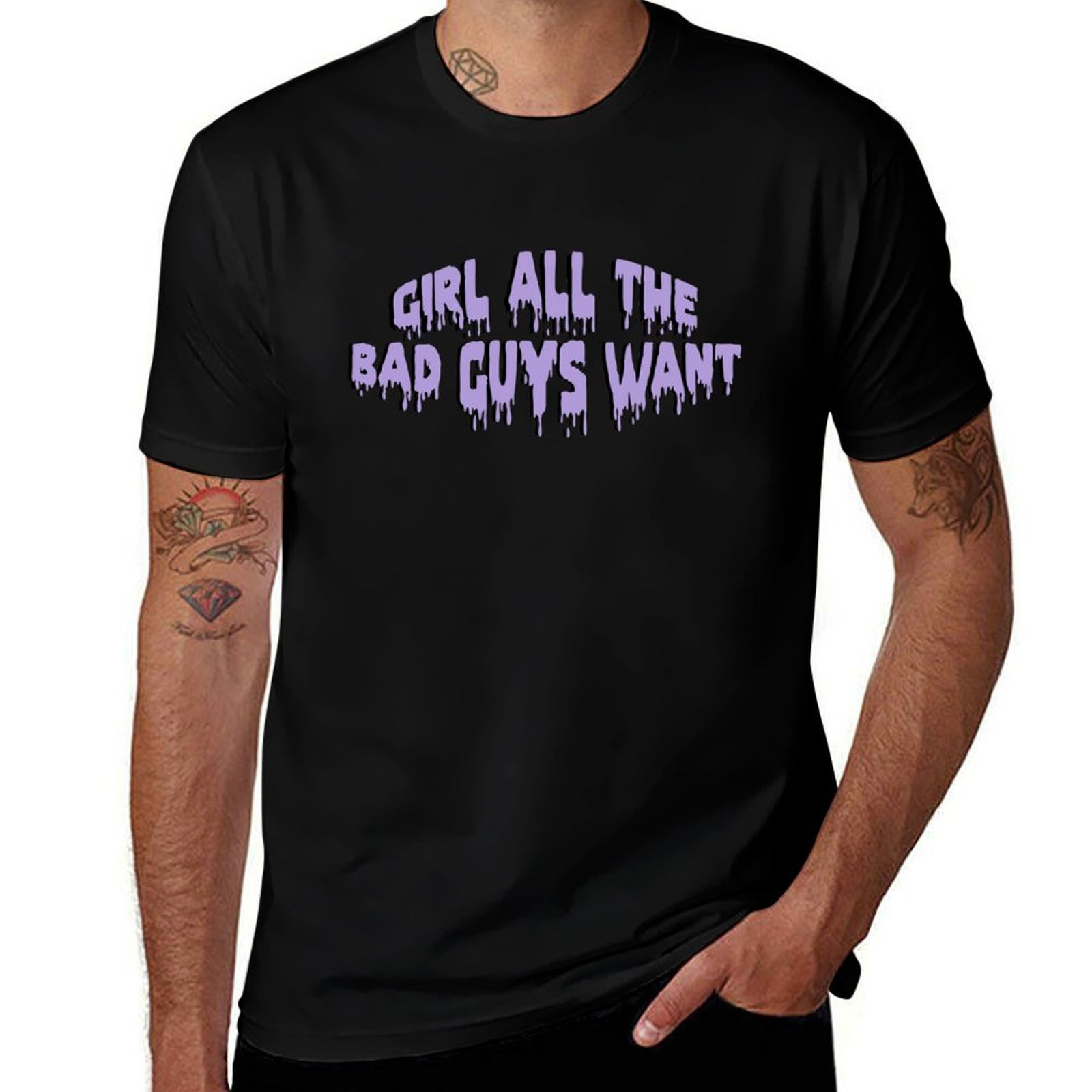 Girl all the bad guys want T-S - Street Fashion For Short Guys recension och pris